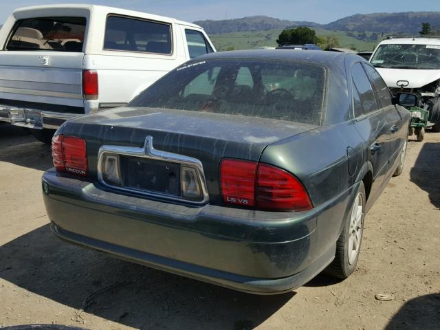 1LNHM87A71Y601067 - 2001 LINCOLN LS GREEN photo 4