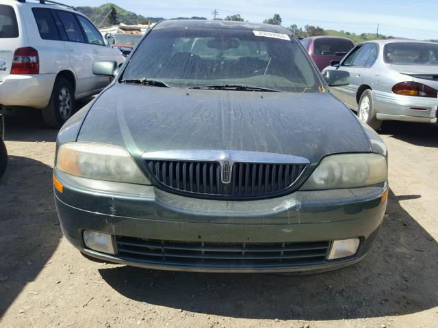 1LNHM87A71Y601067 - 2001 LINCOLN LS GREEN photo 9