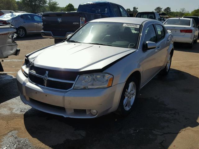 1B3CC5FB9AN177842 - 2010 DODGE AVENGER R/ SILVER photo 2