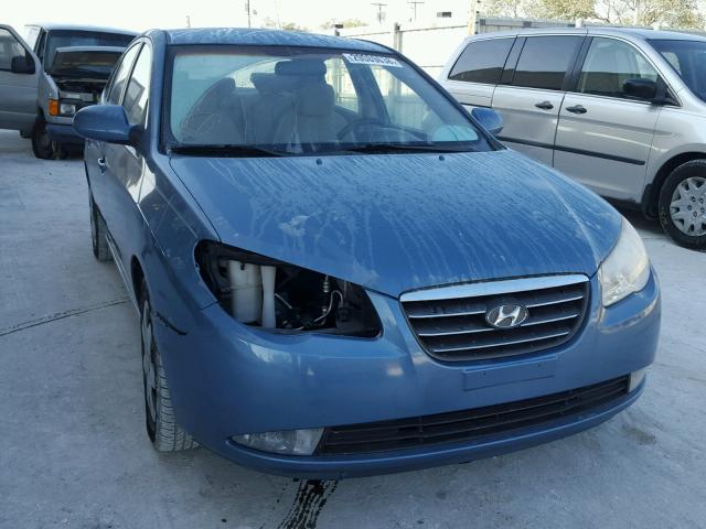 KMHDU46D87U079360 - 2007 HYUNDAI ELANTRA GL BLUE photo 1