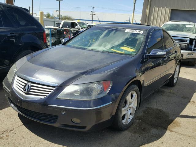 JH4KB16545C003760 - 2005 ACURA RL BLUE photo 2