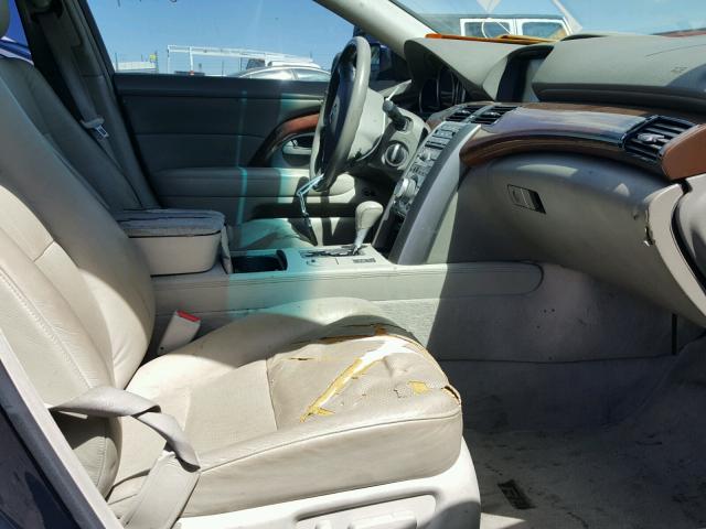 JH4KB16545C003760 - 2005 ACURA RL ლურჯი ფოტო 5