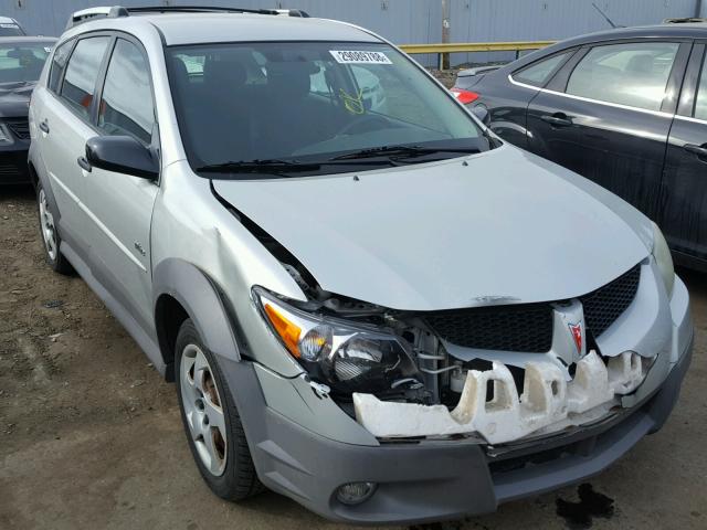 5Y2SL62844Z451102 - 2004 PONTIAC VIBE SILVER photo 1