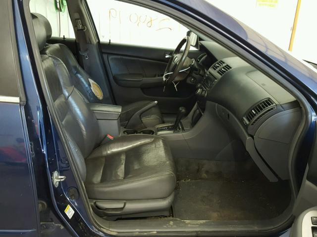 1HGCM56894A064096 - 2004 HONDA ACCORD EX BLUE photo 5