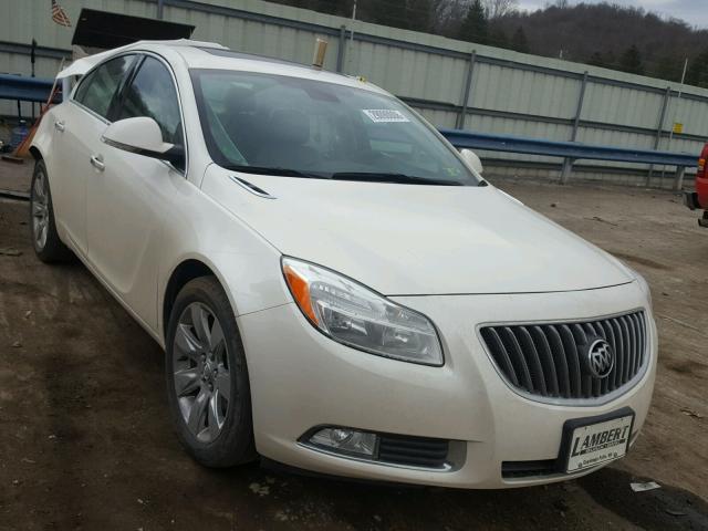 2G4GS5EVXD9217248 - 2013 BUICK REGAL PREM WHITE photo 1