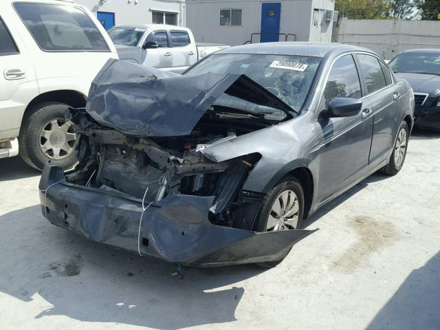 1HGCP2F32CA240012 - 2012 HONDA ACCORD LX GRAY photo 2