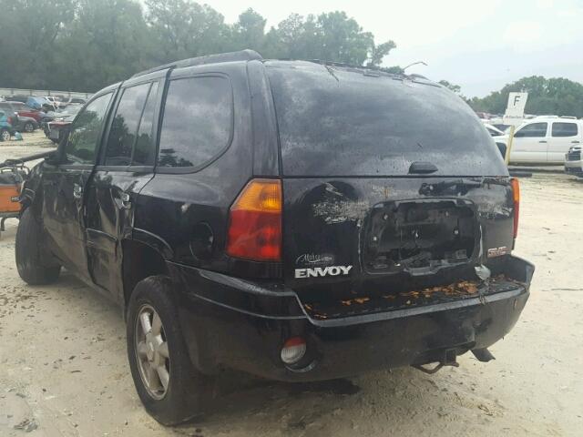 1GKDS13S542248144 - 2004 GMC ENVOY BLACK photo 3