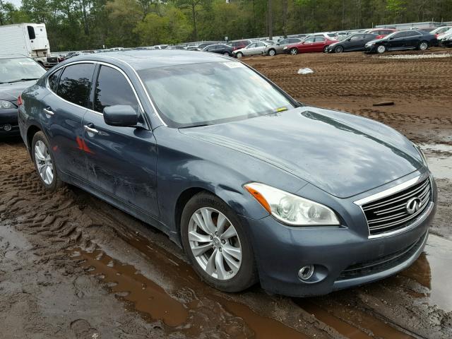 JN1BY1AP1BM321496 - 2011 INFINITI M37 GREEN photo 1