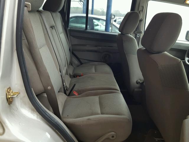 1J8HH48K96C367312 - 2006 JEEP COMMANDER ბეჟი ფოტო 6