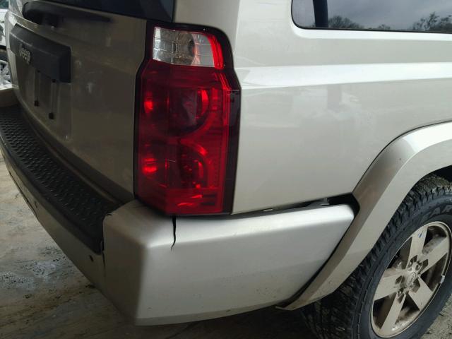 1J8HH48K96C367312 - 2006 JEEP COMMANDER ბეჟი ფოტო 9