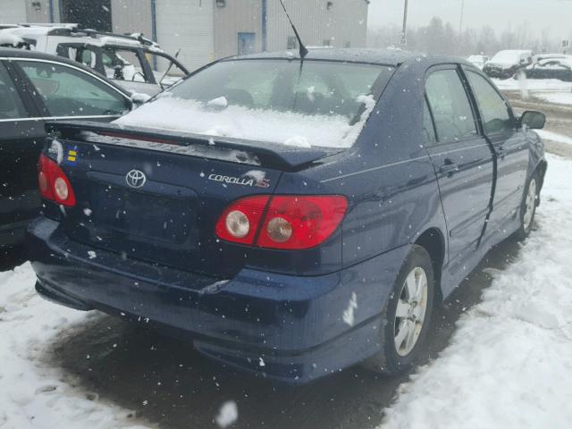 2T1BR32E47C809364 - 2007 TOYOTA COROLLA CE BLUE photo 4