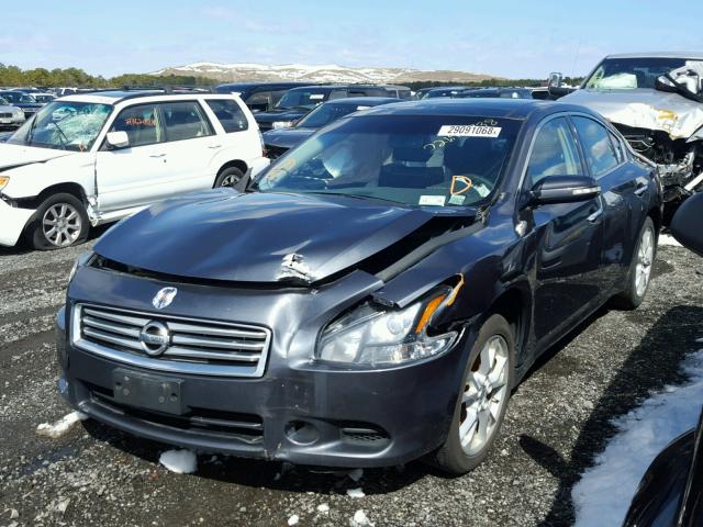 1N4AA5AP6CC853683 - 2012 NISSAN MAXIMA S GRAY photo 2