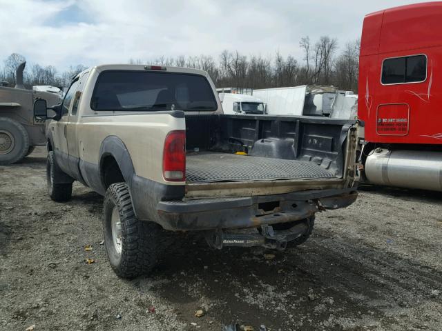 1FTSX31F8YEA79702 - 2000 FORD F350 SRW S TAN photo 3