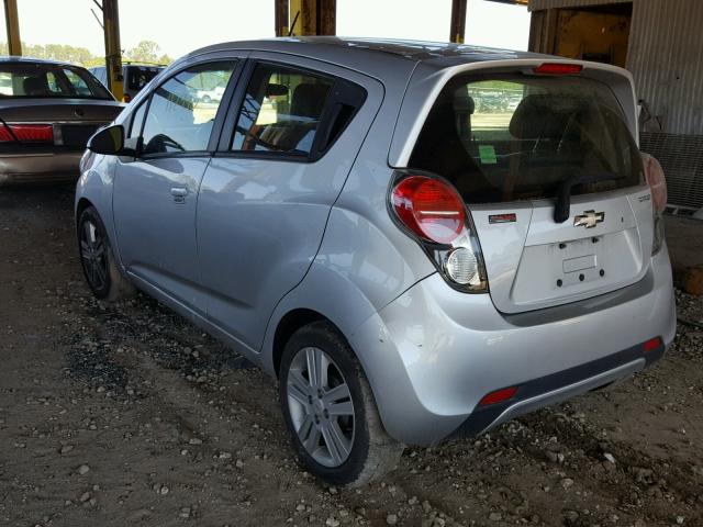 KL8CD6S97DC539342 - 2013 CHEVROLET SPARK 1LT SILVER photo 3