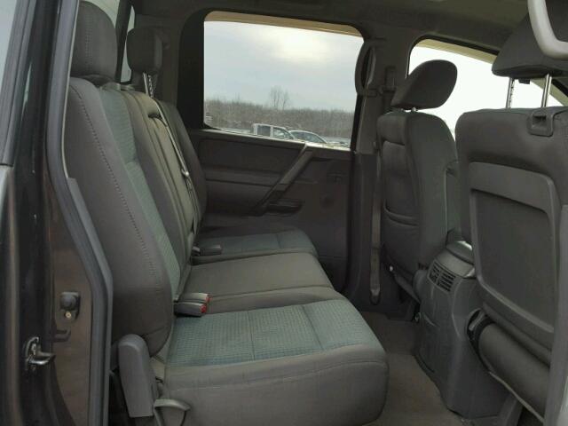 1N6BA07B75N538358 - 2005 NISSAN TITAN XE GRAY photo 6