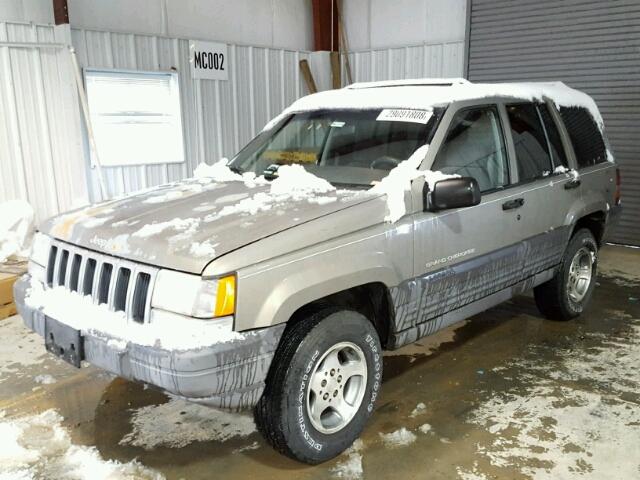 1J4GZ58S1TC293640 - 1996 JEEP GRAND CHER GRAY photo 2