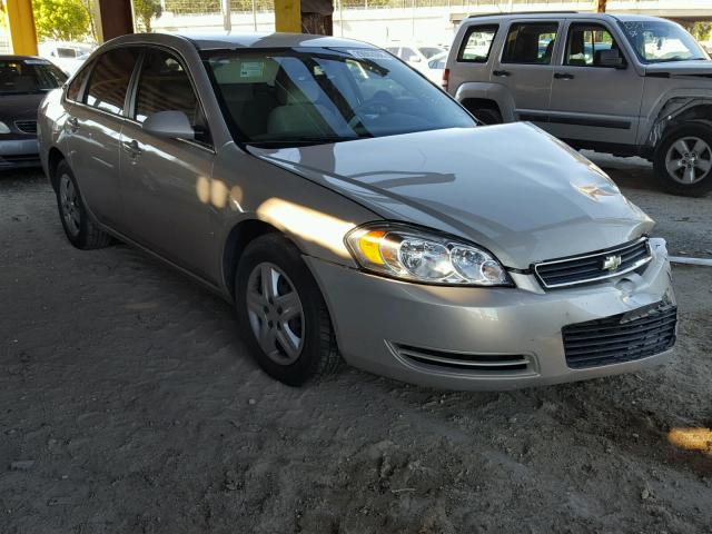 2G1WB58K981313189 - 2008 CHEVROLET IMPALA LS GOLD photo 1