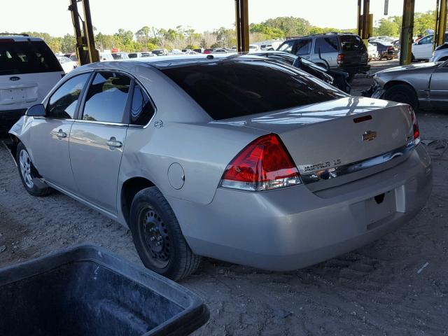 2G1WB58K981313189 - 2008 CHEVROLET IMPALA LS GOLD photo 3