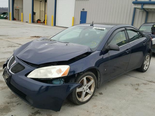 1G2ZG57N284135930 - 2008 PONTIAC G6 BASE BLUE photo 2