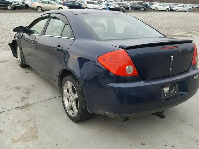 1G2ZG57N284135930 - 2008 PONTIAC G6 BASE BLUE photo 3