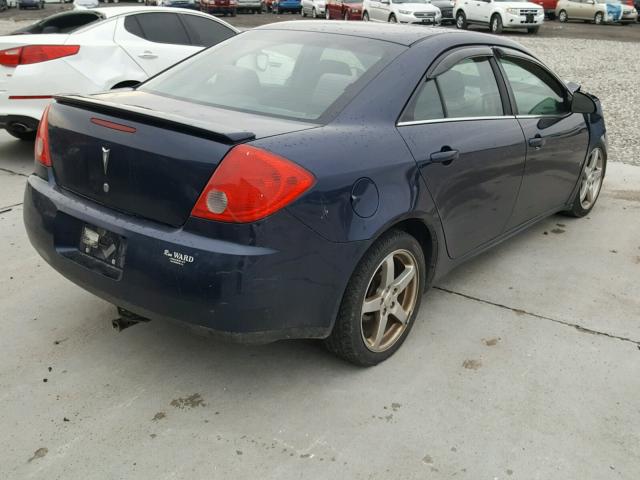 1G2ZG57N284135930 - 2008 PONTIAC G6 BASE BLUE photo 4