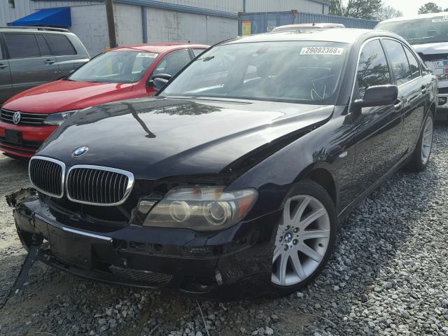 WBAHL83546DT03538 - 2006 BMW 750 I BLACK photo 2