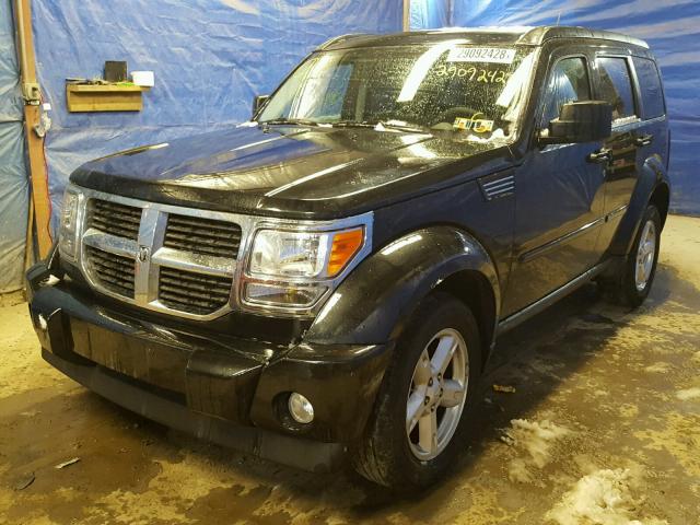 1D8GU28K88W271869 - 2008 DODGE NITRO SXT BLACK photo 2