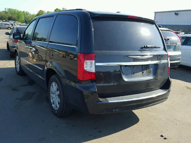 2C4RC1CG8CR119485 - 2012 CHRYSLER TOWN & COU BLACK photo 3