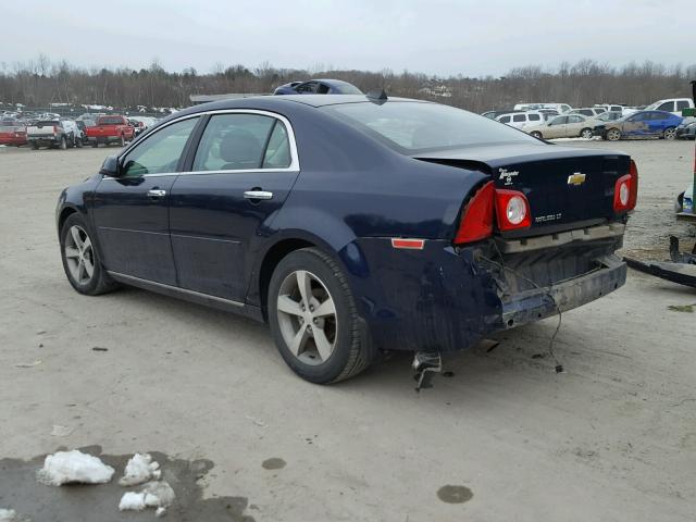 1G1ZC5E09CF318424 - 2012 CHEVROLET MALIBU 1LT BLUE photo 3