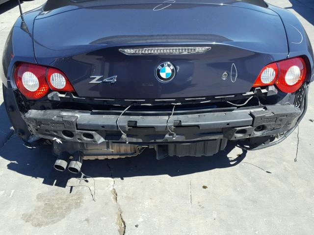 4USBT33585LS55763 - 2005 BMW Z4 2.5 BLACK photo 9