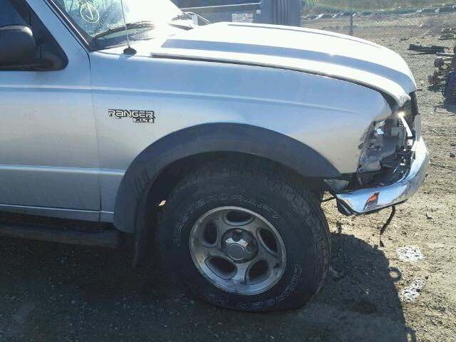 1FTZR45E52TA25390 - 2002 FORD RANGER SUP SILVER photo 9