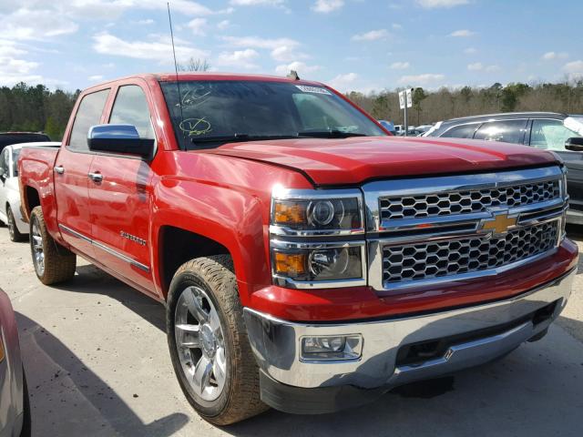 3GCUKSEC0EG442791 - 2014 CHEVROLET SILVERADO RED photo 1