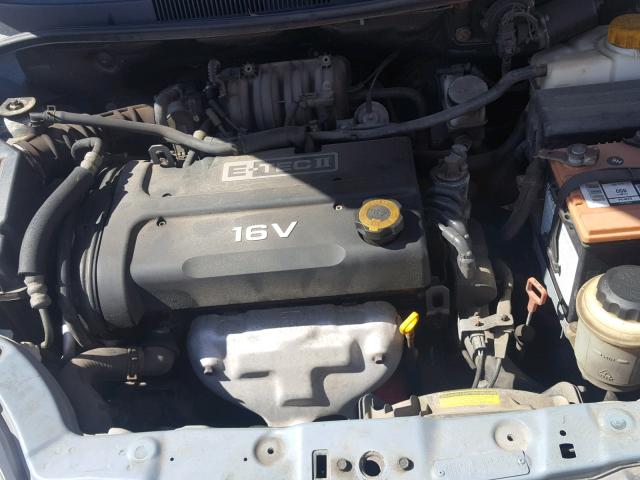 KL1TD66626B676096 - 2006 CHEVROLET AVEO BASE Mavi fotoğraf 7