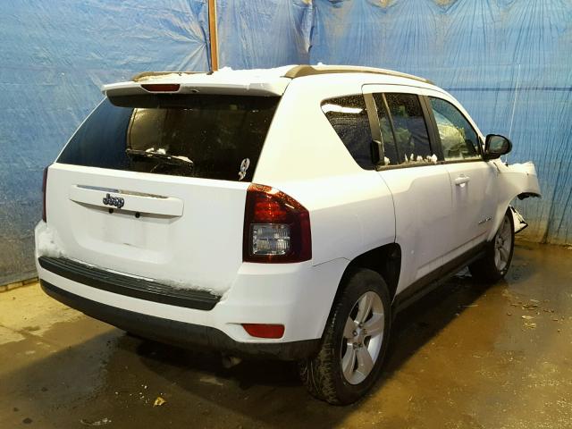 1C4NJCBA5GD553756 - 2016 JEEP COMPASS SP WHITE photo 4