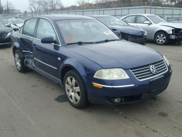 WVWTH63B93P043088 - 2003 VOLKSWAGEN PASSAT GLX BLUE photo 1