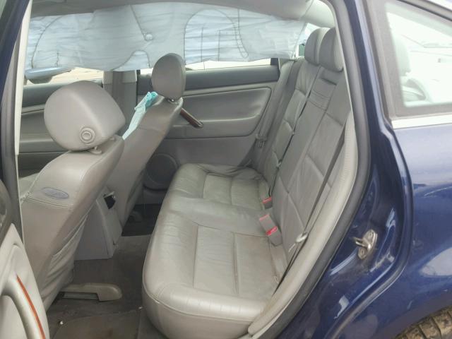 WVWTH63B93P043088 - 2003 VOLKSWAGEN PASSAT GLX BLUE photo 6