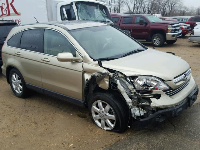 JHLRE48727C046023 - 2007 HONDA CR-V EXL BEIGE photo 1