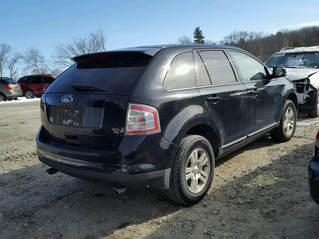 2FMDK48C18BA50610 - 2008 FORD EDGE SEL BLACK photo 4