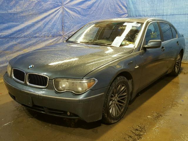 WBAGN634X3DS44573 - 2003 BMW 745 LI GRAY photo 2