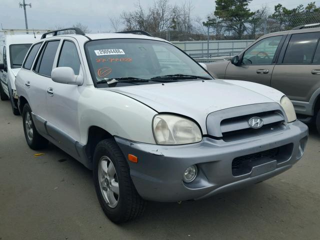 KM8SC73E85U881011 - 2005 HYUNDAI SANTA FE G WHITE photo 1