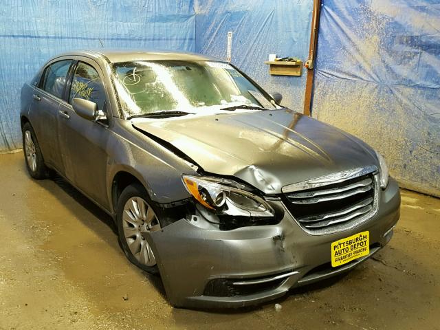 1C3CCBAB6DN624110 - 2013 CHRYSLER 200 LX GRAY photo 1