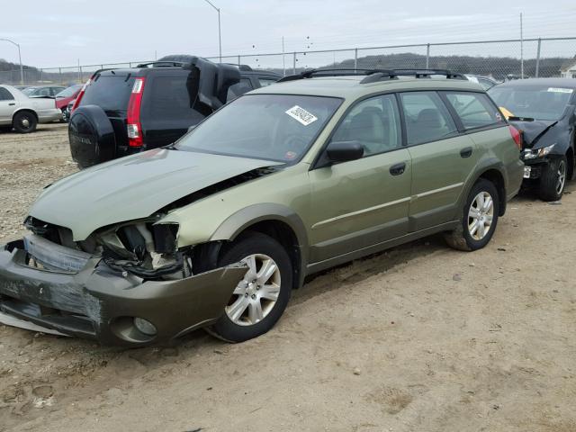 4S4BP61C757303447 - 2005 SUBARU LEGACY OUT GREEN photo 2