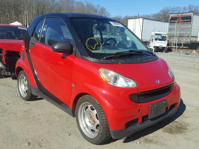 WMEEJ31X89K311954 - 2009 SMART FORTWO PUR RED photo 1