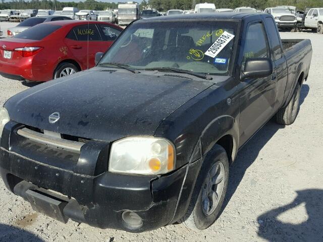 1N6DD26T04C471618 - 2004 NISSAN FRONTIER K BLACK photo 2