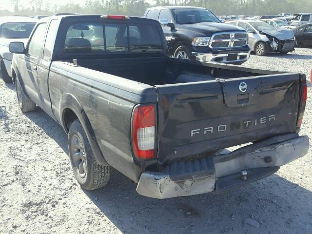 1N6DD26T04C471618 - 2004 NISSAN FRONTIER K BLACK photo 3