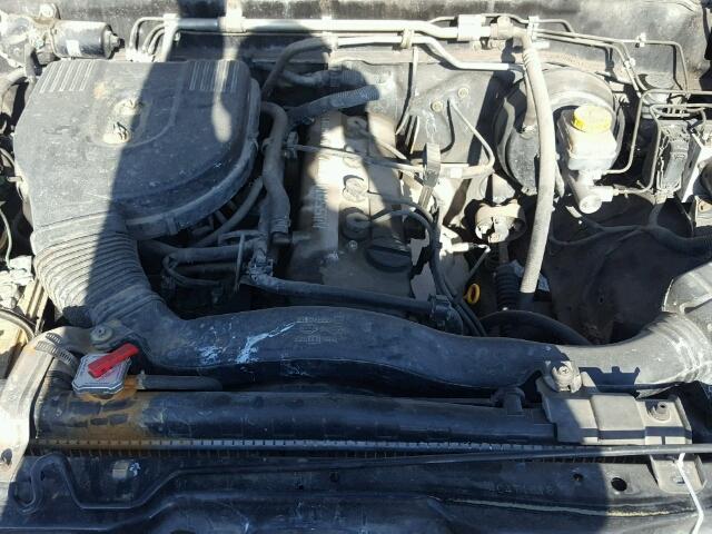 1N6DD26T04C471618 - 2004 NISSAN FRONTIER K BLACK photo 7