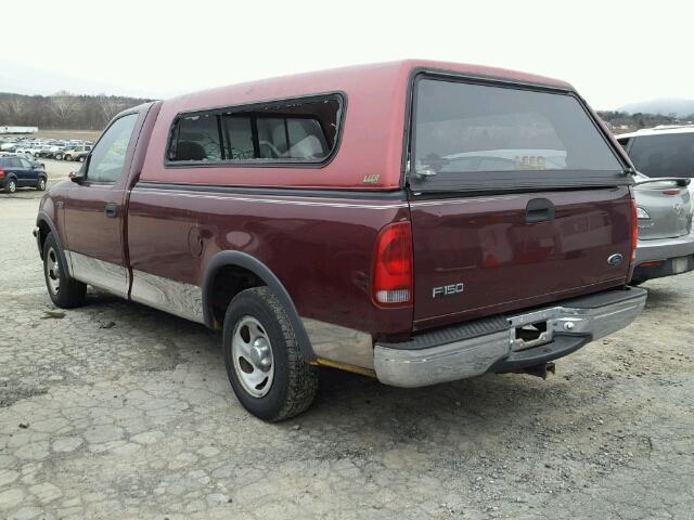 1FTZF1723WNB92867 - 1998 FORD F150 RED photo 3