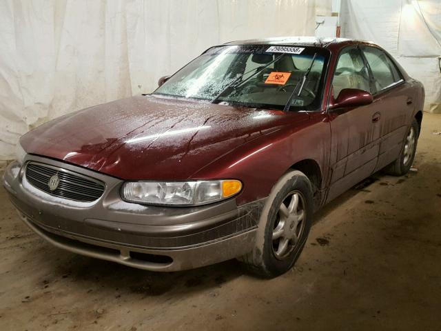 2G4WB55K821179662 - 2002 BUICK REGAL LS 栗色 照片 2