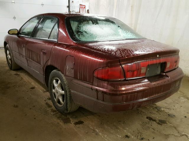 2G4WB55K821179662 - 2002 BUICK REGAL LS 栗色 照片 3