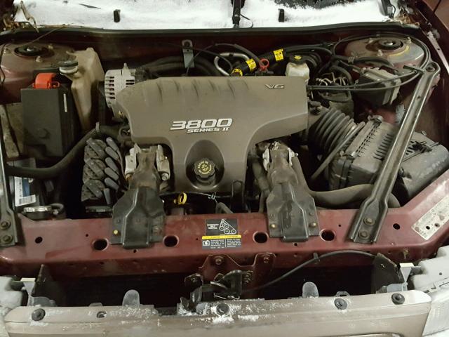 2G4WB55K821179662 - 2002 BUICK REGAL LS 栗色 照片 7